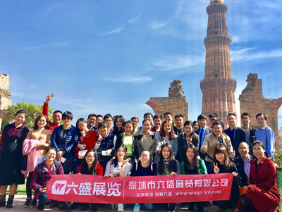 六盛CONVERGENCE印度團(tuán)合影