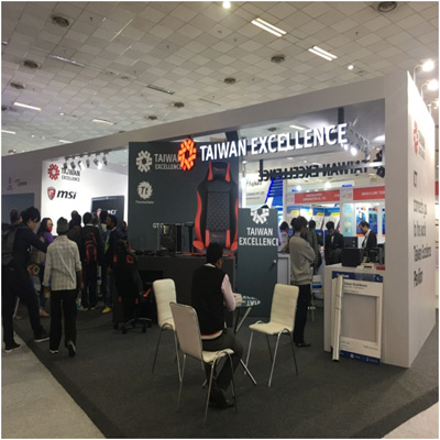 臺灣同胞的展位